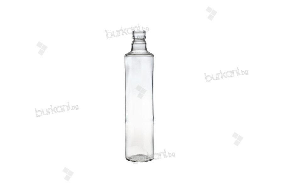 Стъклена прозрачна бутилка 500 мл Дорика ГУАЛА