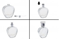 Стъклени луксозни бутилки Кримп за парфюми 100 мл - 15 мм