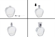 Стъклена бутилка за парфюм 30 мл Кримп 15 мм ( бутилката не е на винт) 