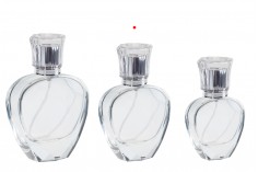 Стъклена бутилка за парфюм 50 мл Кримп затваряне -15 мм  ( бутилката не е на винт) 