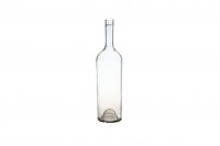 Стъклена прозрачна бутилка за вино 750 мл Коника