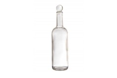Стъклена бутилка за ракия тип "Пломари" 200 мл