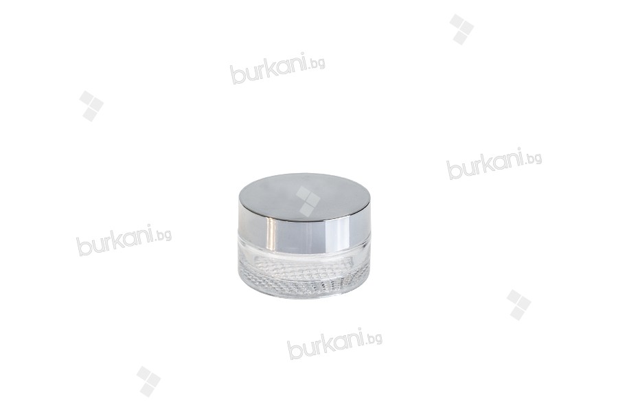 Alüminyum kapaklı cam krem kavanozu 30 ml