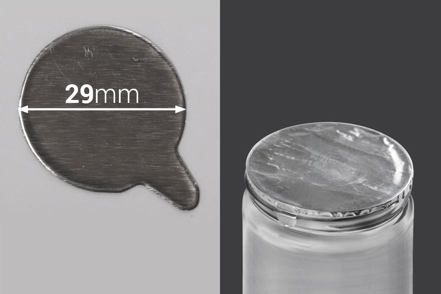 Самозалепващо алуминиево уплътнение 29 мм - 60 бр.-изображение_продукт