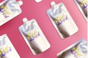 Алуминиев плик тип  Doypack за течности 200 мл с бяла капачка - 50 бр.-изображение_група