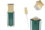 Луксозна акрилна бутилка 30 мл в изумруден цвят с помпа за крем -изображение_продукт