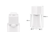 Акрилна airless бутилка 15 мл-изображение_размери