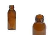 Стъклена карамелена бутилка 100 мл с гърловина ΠΠ 28-изображение_продукт