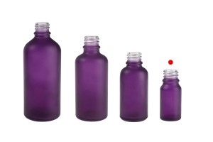 Стъклена бутилка за етерични масла 10 мл с PP18 гърловина в различни матови цветове-изображение_група