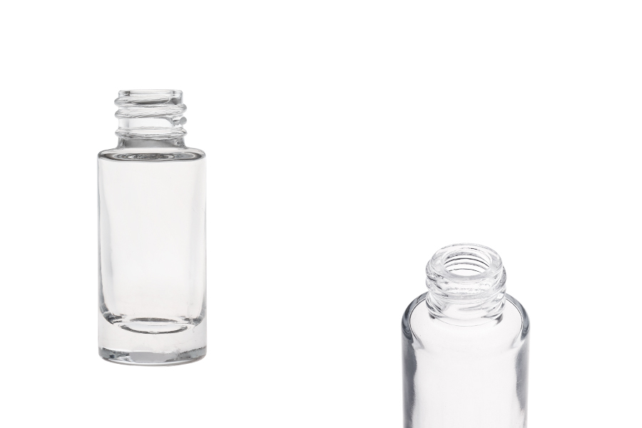 Прозрачна стъклена цилиндрична бутилка 10 мл-изображение_продукт