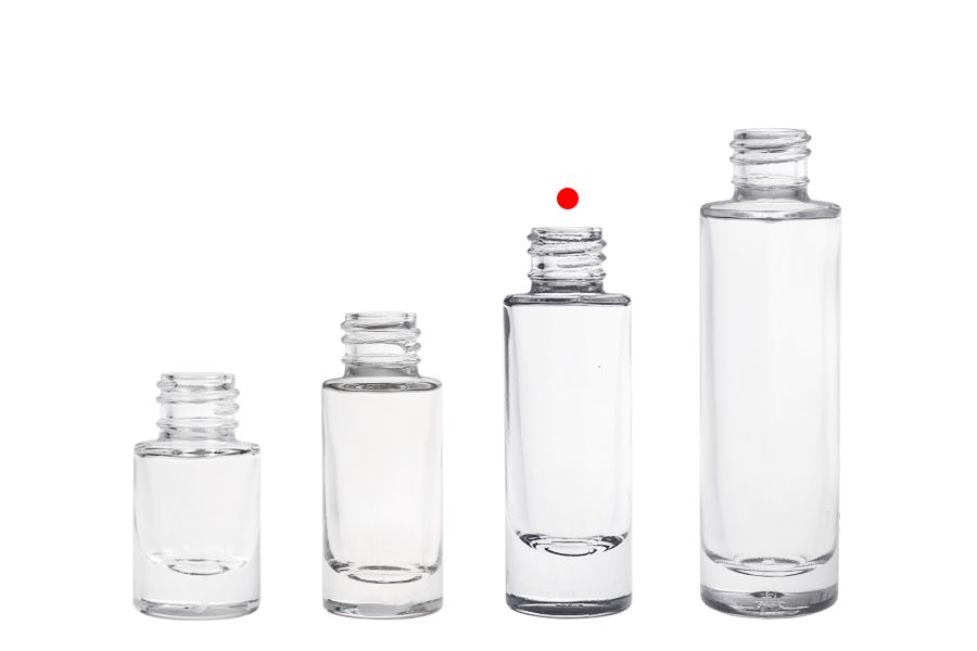 Прозрачна стъклена цилиндрична бутилка 15 мл-изображение_група