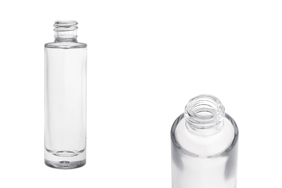 Прозрачна стъклена цилиндрична бутилка 30 мл-изображение_продукт