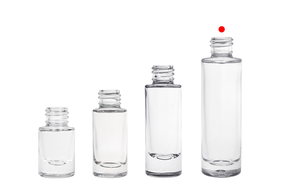 Прозрачна стъклена цилиндрична бутилка 30 мл-изображение_група