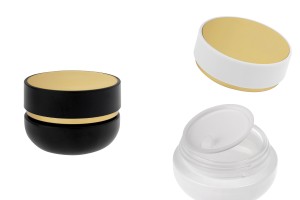 Стъклен буркан 30 мл с капачка (с пластмасово уплътнение) и пластмасова вътрешна вложка -изображение_продукт