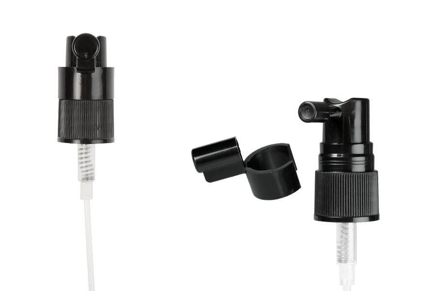 Пластмасов черен спрей за гърло PP18/410-изображение_продукт