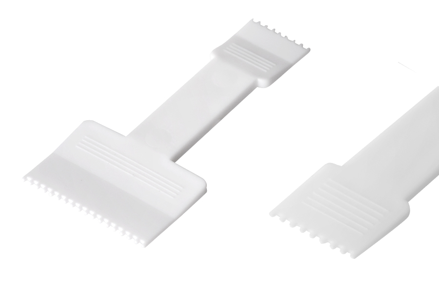 Пластмасова бяла шпатула за крем 71 мм - 24 броя-изображение_продукт