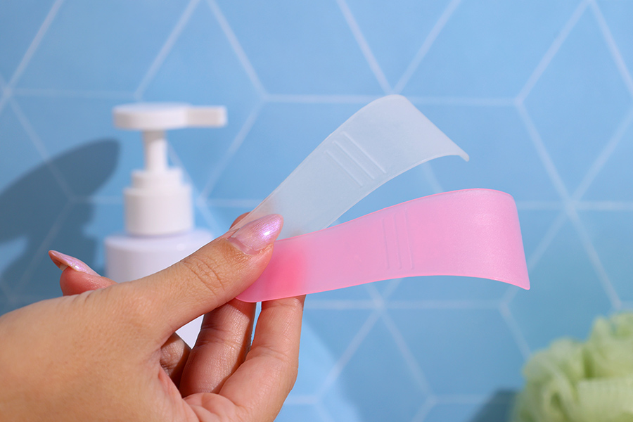 Пластмасова шпатула 93 мм в прозрачен или розов цвят - 12 броя Пластмасова шпатула 93 мм в прозрачен или розов цвят - 12 броя-изображение_група