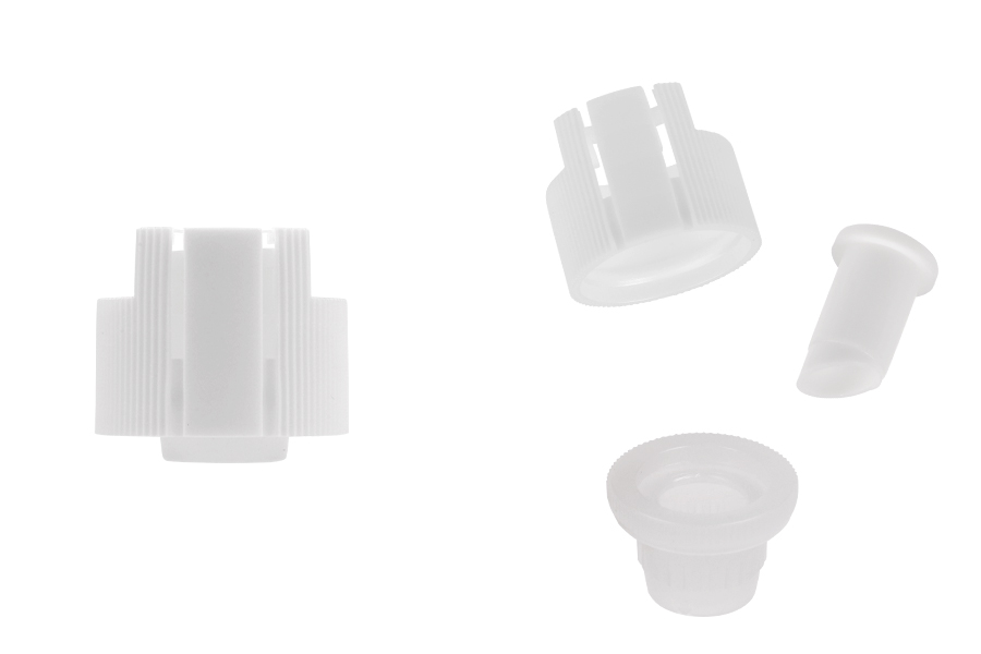 Пластмасова дозираща предпазна капачка за бутилки с гърловина 20 мм - 50 бр.-изображение_продукт