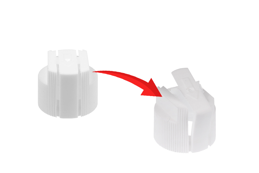 Пластмасова дозираща предпазна капачка за бутилки с гърловина 20 мм - 50 бр.-изображение_група