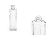 Стъклена квадратна бутилка 30 мл с гърловина  18/415-изображение_продукт