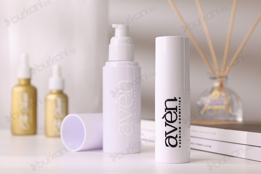50 ml пластмасова бутилка с лосион помпа  (PP20) и капачка-изображение_група