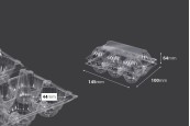 6-местни пластмасови кутии за яйца с размери 145х100х64 мм - 100 бр.-изображение_размери