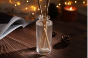 Стъклена декоративна бутилка 150 мл за ароматизатор-изображение_група