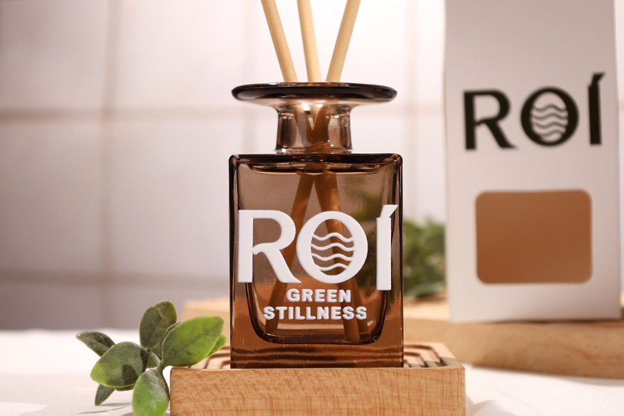 Стъклена бутилка 150 мл правоъгълна карамел за ароматизатор-изображение_група