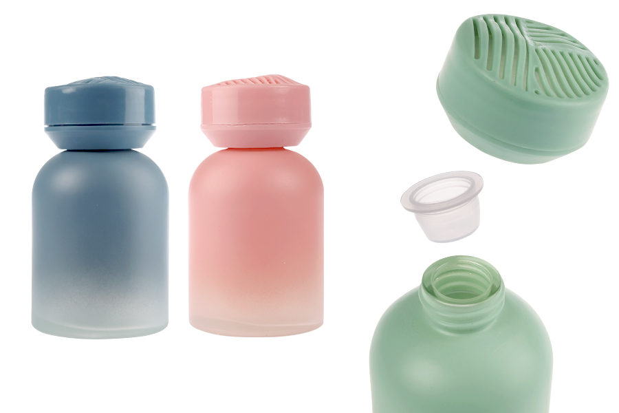 Стъклена бутилка за ароматизатор  за кола 120 мл с капачка-изображение_продукт