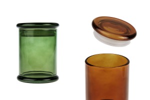 Стъклен буркан 220 мл със стъклена херметично затваряща се капачка-изображение_продукт