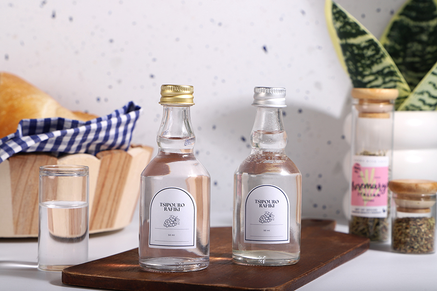 Стъклена прозрачна бутилка 50 мл (PP 18)-изображение_група