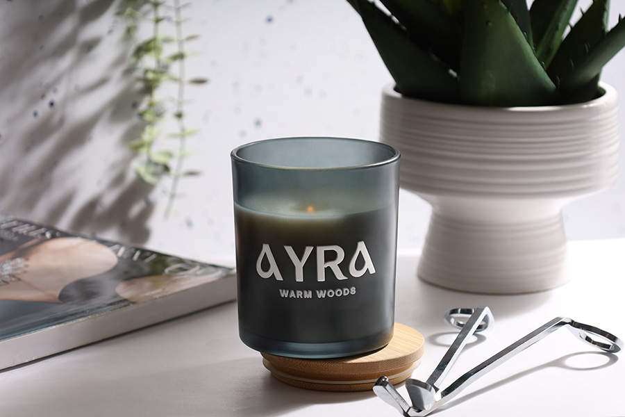 Стъклен буркан 100х90 мм с дървена капачка-изображение_група