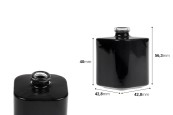 Бутилка за парфюм  30 мл с 15 мм  "Crimp" в бяло или черно-изображение_размери