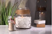Стъклена бутилка с метална дръжка и коркова тапа  100ml-изображение_група