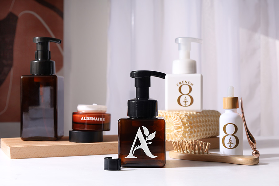 Пластмасова (PETG) бутилка 250 мл с помпа за крем (PP42)-изображение_група