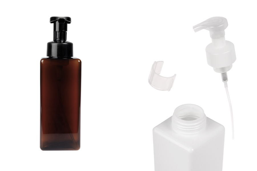 Пластмасова (PETG) бутилка 650 мл с помпа за крем (PP42)-изображение_продукт