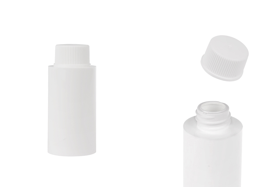 Резервна вътрешна бяла бутилка с бяла капачка за код 19-5407-изображение_продукт