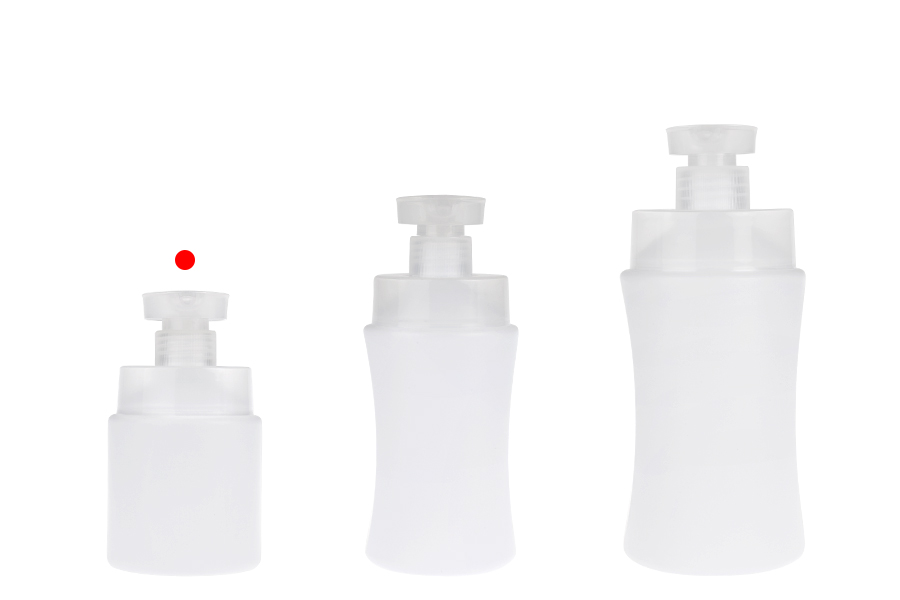 Пластмасова (HDPE) бяла бутилка 200 мл с помпа-изображение_група