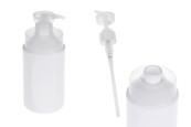 Пластмасова (HDPE) бяла бутилка 500 мл с помпа-изображение_продукт