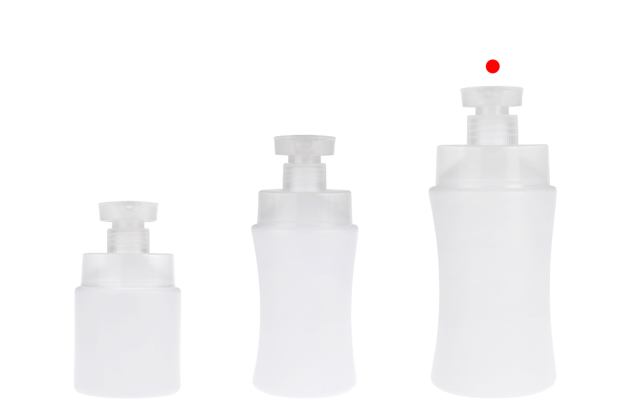 Пластмасова (HDPE) бяла бутилка 500 мл с помпа-изображение_група