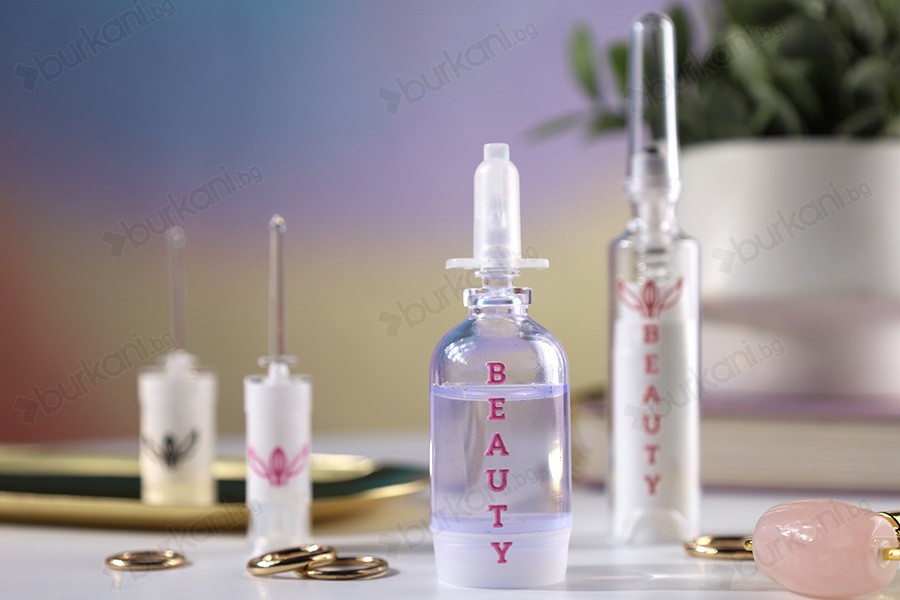 Прозрачен флакон 15 ml за еднократна употреба с капачка-изображение_група