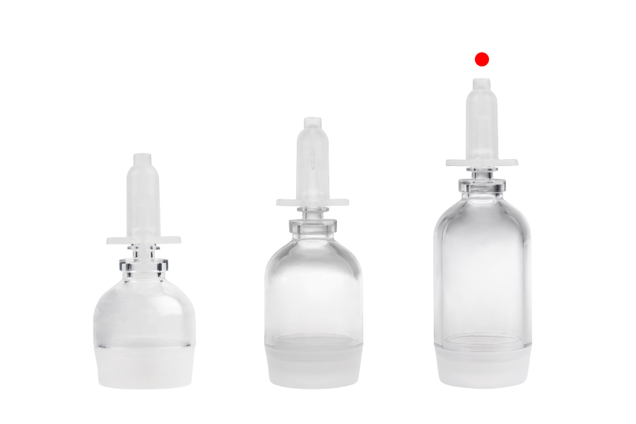 Прозрачен флакон 15 ml за еднократна употреба с капачка-изображение_група