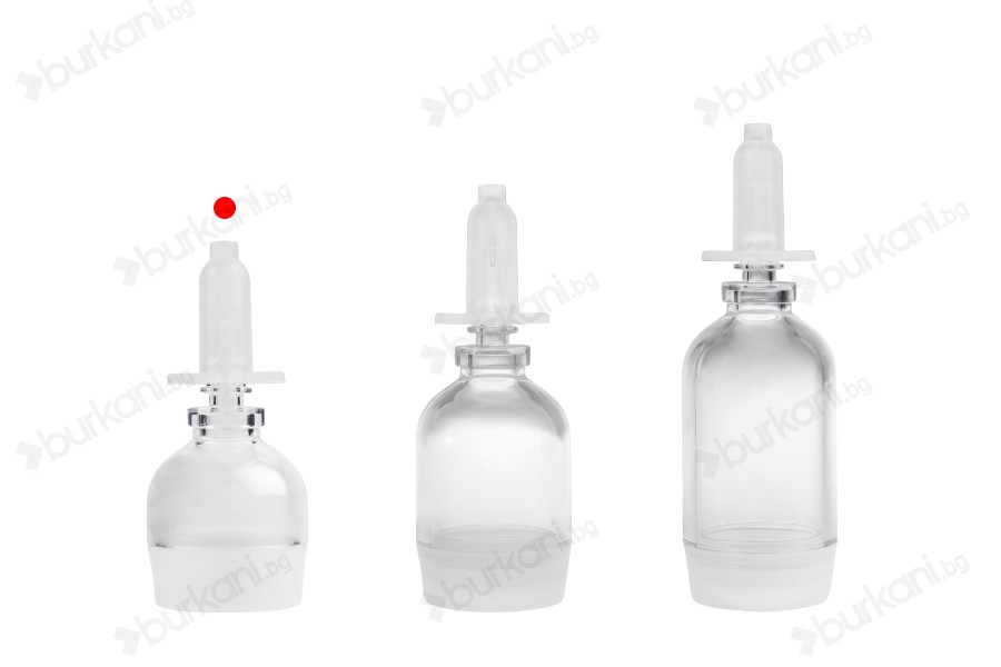 Прозрачен флакон 5 ml за еднократна употреба с капачка-изображение_група