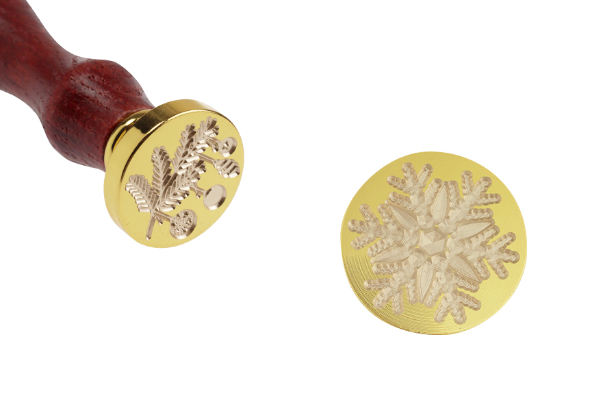 Восъчен печат с диаметър 25 мм в различни коледни дизайни-изображение_продукт