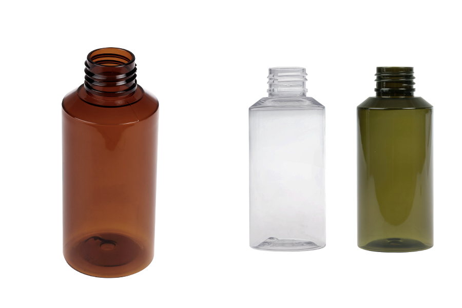 Пластмасова PET бутилка 100 мл (PP24) в различни цветове-изображение_продукт