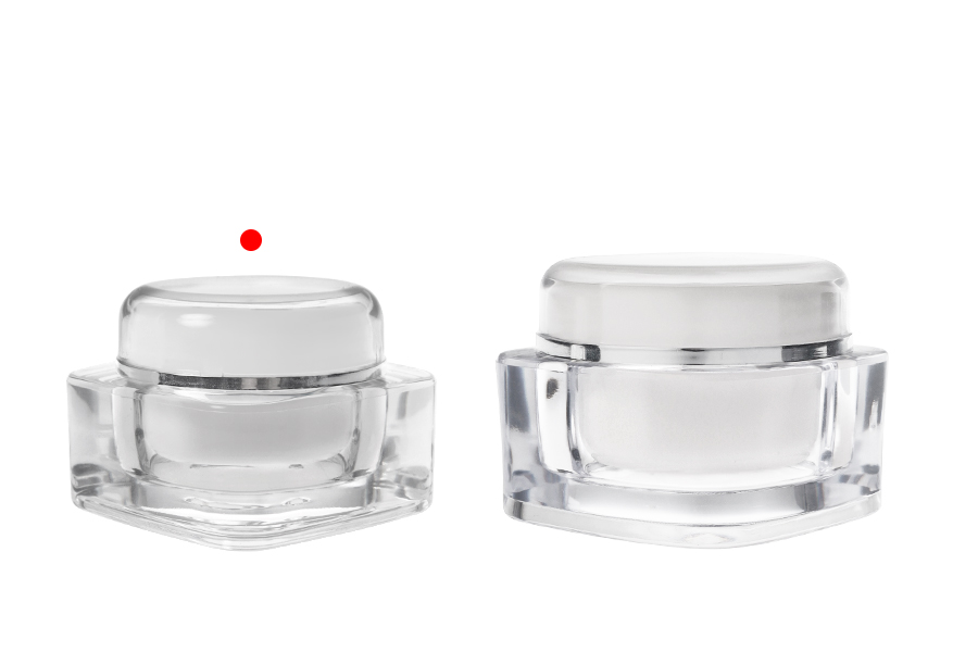 Луксозен акрилен пластмасов буркан 30 мл с капачка и пластмасово уплътнение-изображение_група