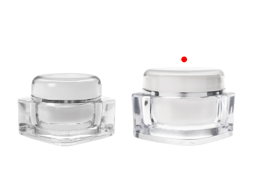 Луксозен пластмасов акрилен буркан 50 мл с капачка и пластмасово уплътнение Луксозен пластмасов акрилен буркан 50 мл с капачка и пластмасово уплътнение-изображение_група