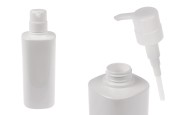 Пластмасова 500 мл PET бутилка в бял цвят с помпа (PP32)-изображение_продукт