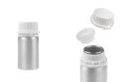 Алуминиева бутилка 50 мл за съхраняване  на есенция, парфюми и алкохолни разтвори с тапа и пластмасова капачка Алуминиева бутилка 50 мл за съхраняване  на есенция, парфюми и алкохолни разтвори с тапа и пластмасова капачка-изображение_продукт