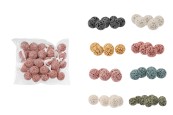 Дифузер от вулканичен камък 10 мм в различни цветове - 33 бр.-изображение_продукт